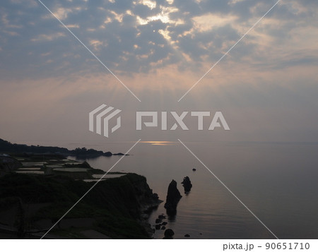 丹後半島 屏風岩 丹後半島 屏風岩 90651710