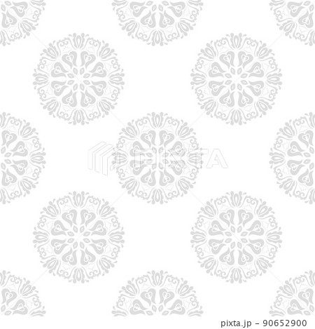 Classic Seamless Vector Fine Pattern With Arabesques Classic Seamless Vector Fine Pattern With Arabesques 90652900