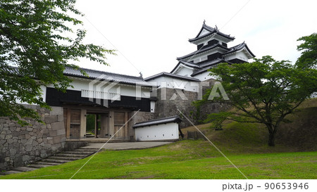 白河小峰城 前御門と御三階櫓 白河小峰城 前御門と御三階櫓 90653946