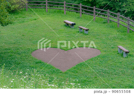 【秦野戸川公園】ハートの演出 90655508