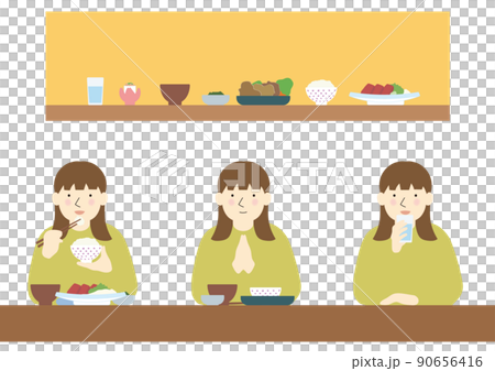 吃盛宴的女孩 90656416