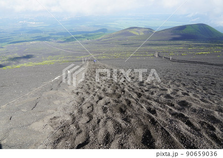 富士山 大砂走の登山道 富士山 大砂走の登山道 90659036