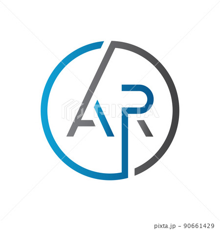 Initial AR letter Logo Design vector Template. Creative Letter AR Logo Design 90661429