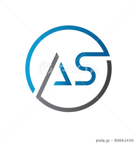 Initial AS letter Logo Design vector Template. Creative Letter AS Logo Design 90661430