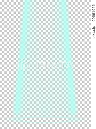 緑色のスポットライトイラスト 緑色のスポットライトイラスト 90661926
