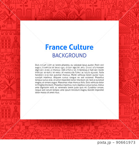 France Culture Paper Template 90661973