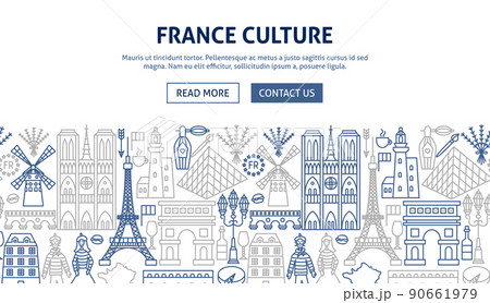 France Banner Design 90661979