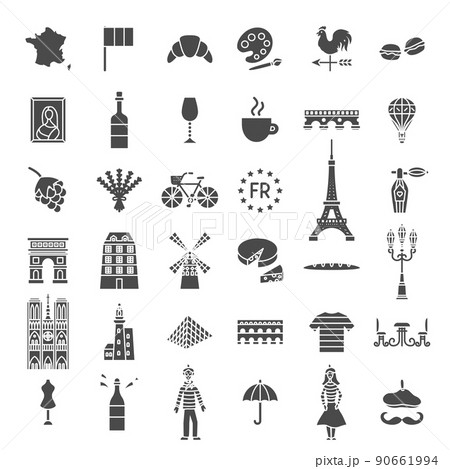 France Solid Web Icons 90661994