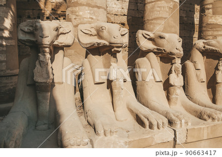 Ruins of the Egyptian Karnak Temple, the largest open-air museum in Luxor Ruins of the Egyptian Karnak Temple, the largest open-air museum in Luxor 90663417