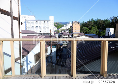 草津温泉 湯畑展望デッキ(群馬県) 草津温泉 湯畑展望デッキ(群馬県) 90667620