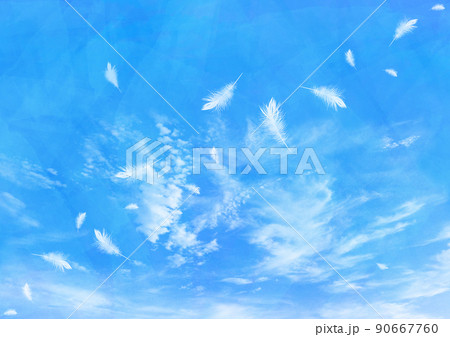 天使,angel,空,青空,光,ブルー,青,青い鳥,抽象画 4ページ目 | 天使
