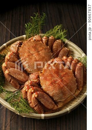 北海道近海(オホーツク)産のボイル毛蟹 北海道近海(オホーツク)産のボイル毛蟹 90667837