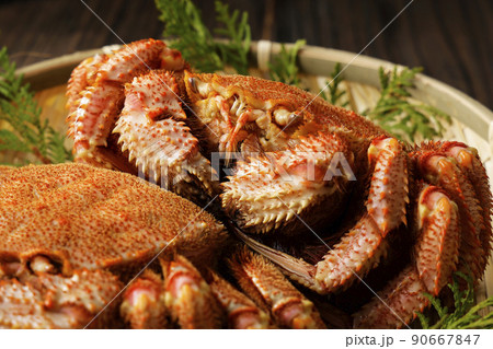 北海道近海(オホーツク)産のボイル毛蟹 北海道近海(オホーツク)産のボイル毛蟹 90667847