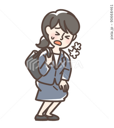 疲れているスーツの女性 90668461