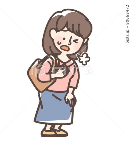 疲れている女性 90668472