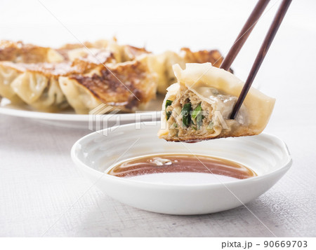 手作り焼餃子 90669703