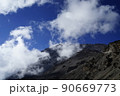 キリマンジャロ登山、バラフキャンプ場からのキボ峰 90669773