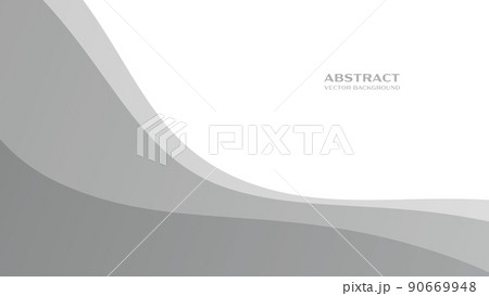 曲線背景　ベクター素材 90669948