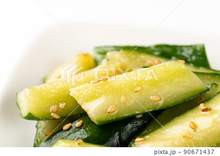 たたききゅうりのごま塩和え 90671437