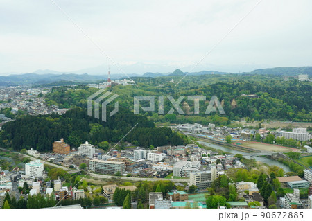 仙台市内の眺望（仙台トラストタワーより） 90672885
