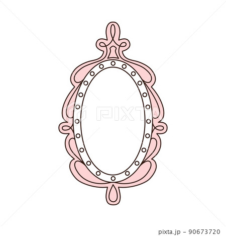 princess mirror clipart coloring