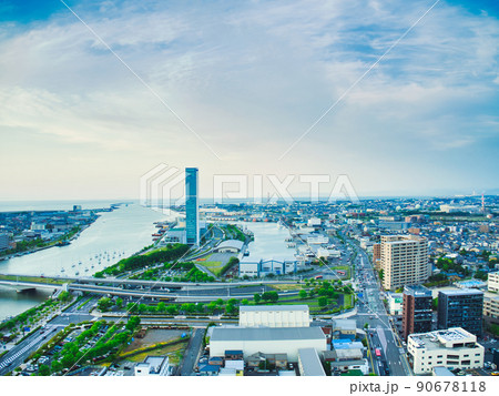 新潟市 メディアシップからの景色 新潟市 メディアシップからの景色 90678118