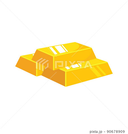 gold bars icon vector illustration design template 90678909