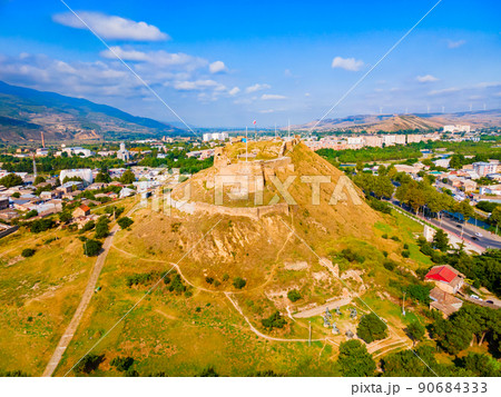 Gori Fortress aerial panoramic view, Georgia Gori Fortress aerial panoramic view, Georgia 90684333