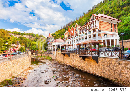Borjomi resort town in south central Georgia 90684335