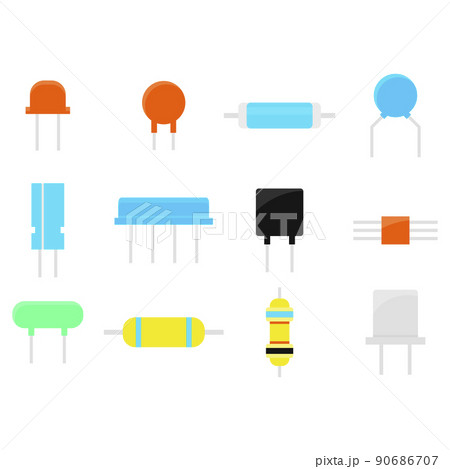 Semiconductor chip, transistor resistor for electric circuit board 90686707