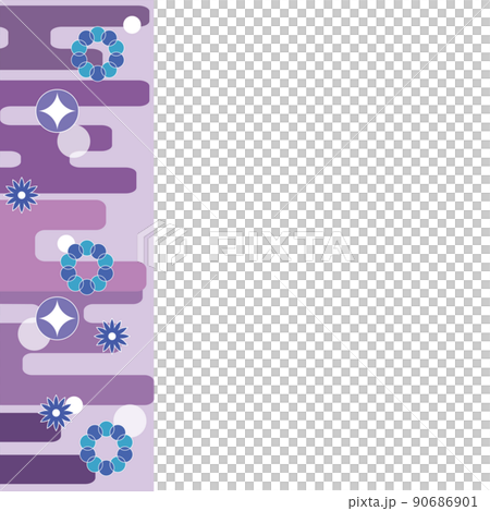 Japanese pattern message card 90686901
