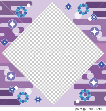 Japanese pattern message card Japanese pattern message card 90686906