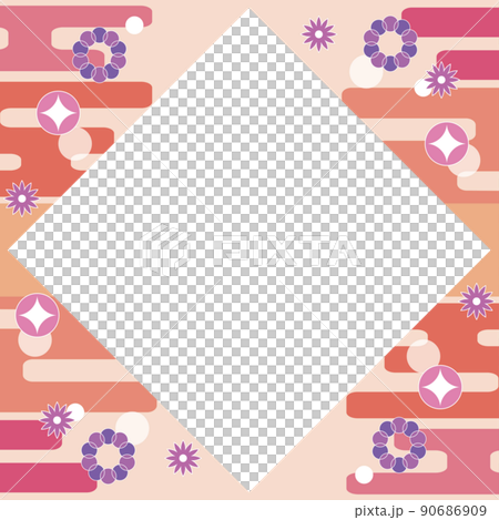 Japanese pattern message card Japanese pattern message card 90686909
