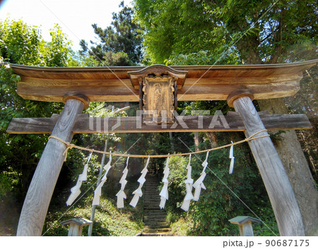 埼玉県小川町下里の八宮(やみや)神社 埼玉県小川町下里の八宮(やみや)神社 90687175