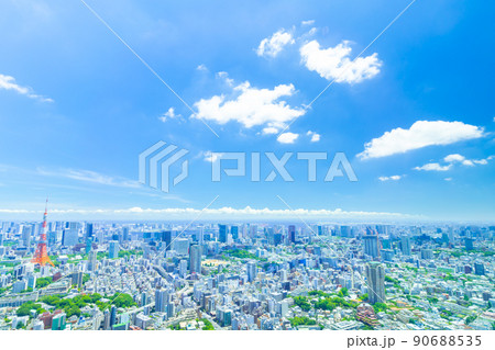 東京風景 ワイド 初夏 東京風景 ワイド 初夏 90688535