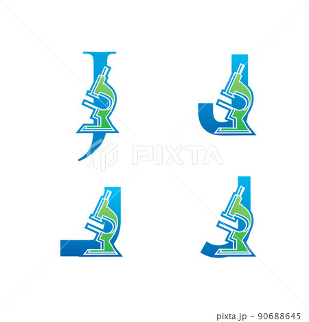 Medical Laboratory Monogram Logo Letter Jのイラスト素材 [90688645] - PIXTA