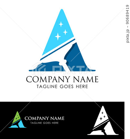 Cleaning Monogram Logo Letter A Cleaning Monogram Logo Letter A 90689419