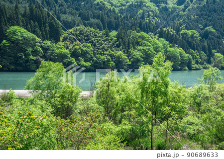 《岐阜県》恵那市　笠置峡 90689633