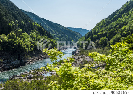 《岐阜県》恵那市　笠置峡 90689652