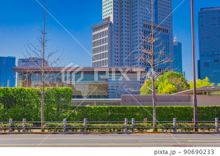 【東京の都市風景】総理大臣官邸 【東京の都市風景】総理大臣官邸 90690233