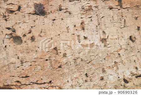 Texture of the old brick from clay Texture of the old brick from clay 90690326