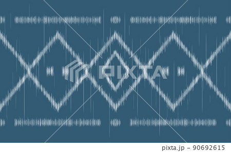 Geometric ethnic pattern, Embroidery graphic antique background, Vector line texture art 90692615