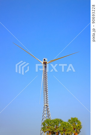Energy alternatives 6. Wind farm in Indian province of Kerala. 90693228