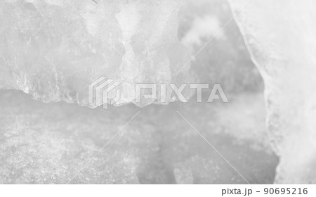 Ice hummocks, a heap of ice fragments on the Baltic Sea, compression of the ice cover Ice hummocks, a heap of ice fragments on the Baltic Sea, compression of the ice cover 90695216
