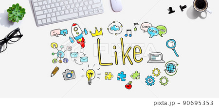 Like with a computer keyboard Like with a computer keyboard 90695353