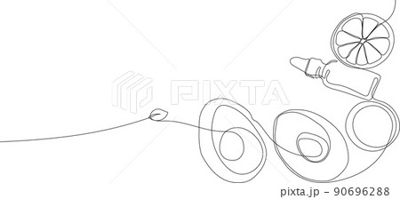 Minimal skin care concept natural herbal remedies 90696288