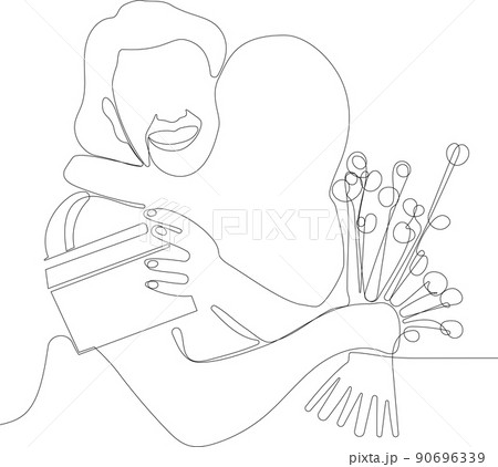 Grandfather grandchild hug Grandfather grandchild hug 90696339