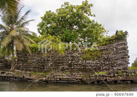ミクロネシア連邦の世界遺産、ナン・マドールの風景 ミクロネシア連邦の世界遺産、ナン・マドールの風景 90697690