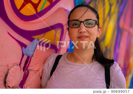 Portrait shot of a young Turkish woman 90699057