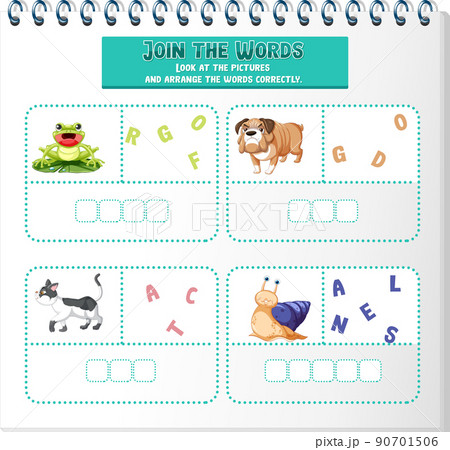 Arrange the letters in order with pictures Arrange the letters in order with pictures 90701506